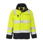 Giacca Multi norme ad alta visibilità Giallo/Navy