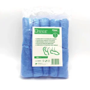 Sovrascarpe monouso azzurro - pacco da100 pezzi