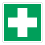 Cartello Alluminio SIMBOLO INFERMERIA/ PRONTO SOCCORSO