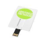 USB Credit card slim 2GB - Bianco