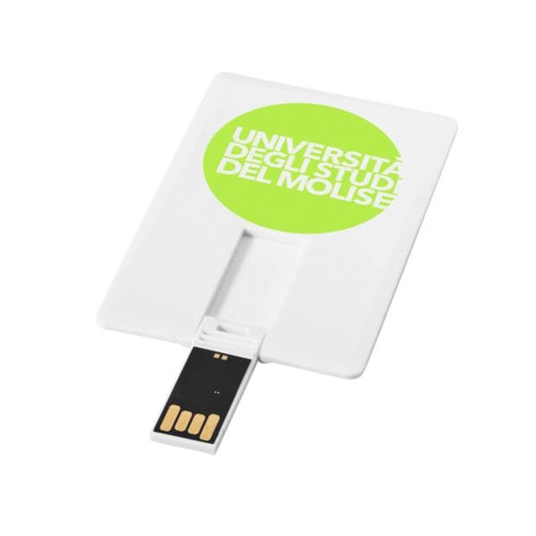 USB Credit card slim 2GB - Bianco