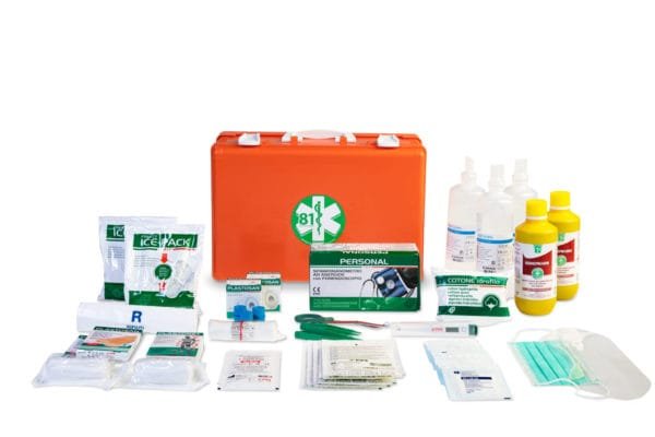 Valigetta Primo Soccorso - Medic 2 Allegato 1 Base (da 3 Lavoratori) - Per aziende Gruppo A e B