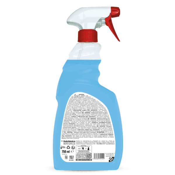CRYSTAL Detergente multiuso per vetri, specchi e spolvero - immagine 2