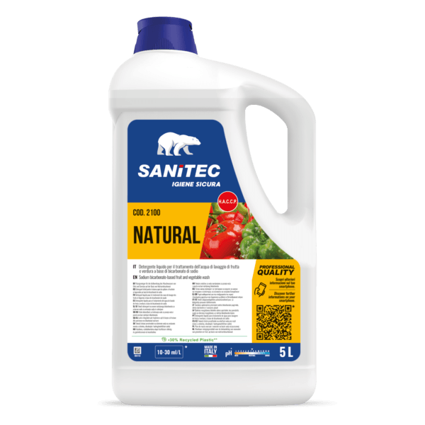 NATURAL Detergente liquido per frutta e verdura