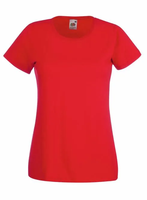 Lady fit maglia scollatura tonda manica corta fruit