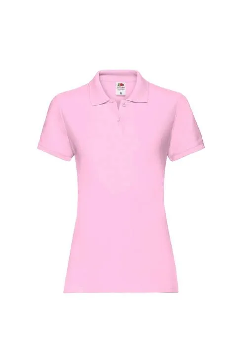 Premium donna polo pique' manica corta fruit