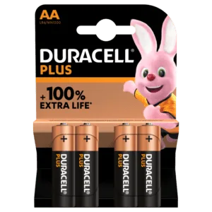 BATTERIE ALCALINE PLUS AA DURACELL
