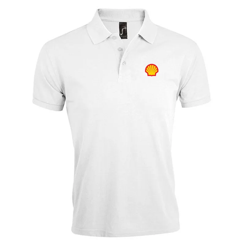 Polo Pique' uomo stretch manica corta Bianca