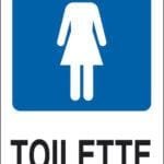 Cartello TOILETTE (donne)