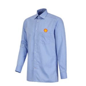 Camicia oxford sartoriale manica lunga azzurra