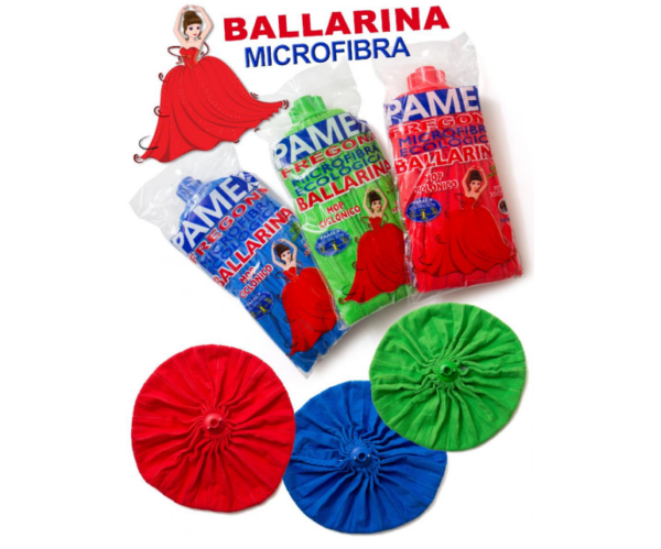 Ballarina in microfibra con attacco universale
