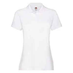 Premium donna polo pique' manica corta