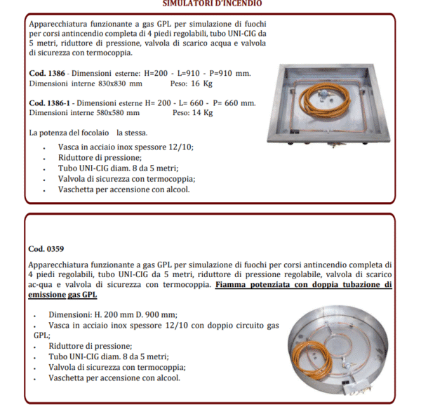 Vasca per addestramento squadre antincendio - immagine 2