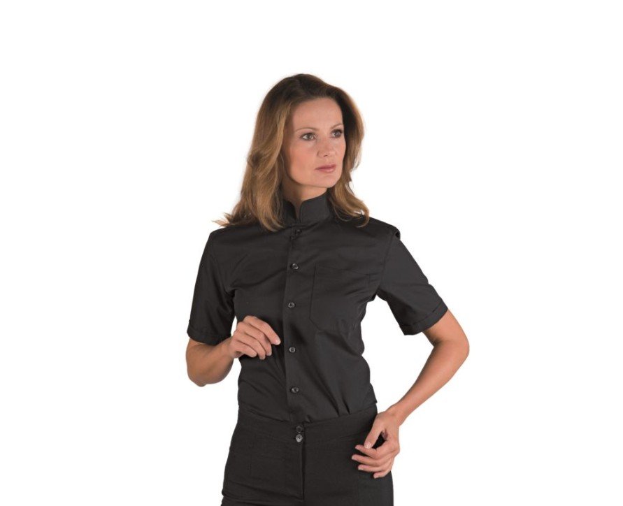 CAMICIA UNISEX DUBLINO M/M NERO 65% POLYESTER 35% COTTON