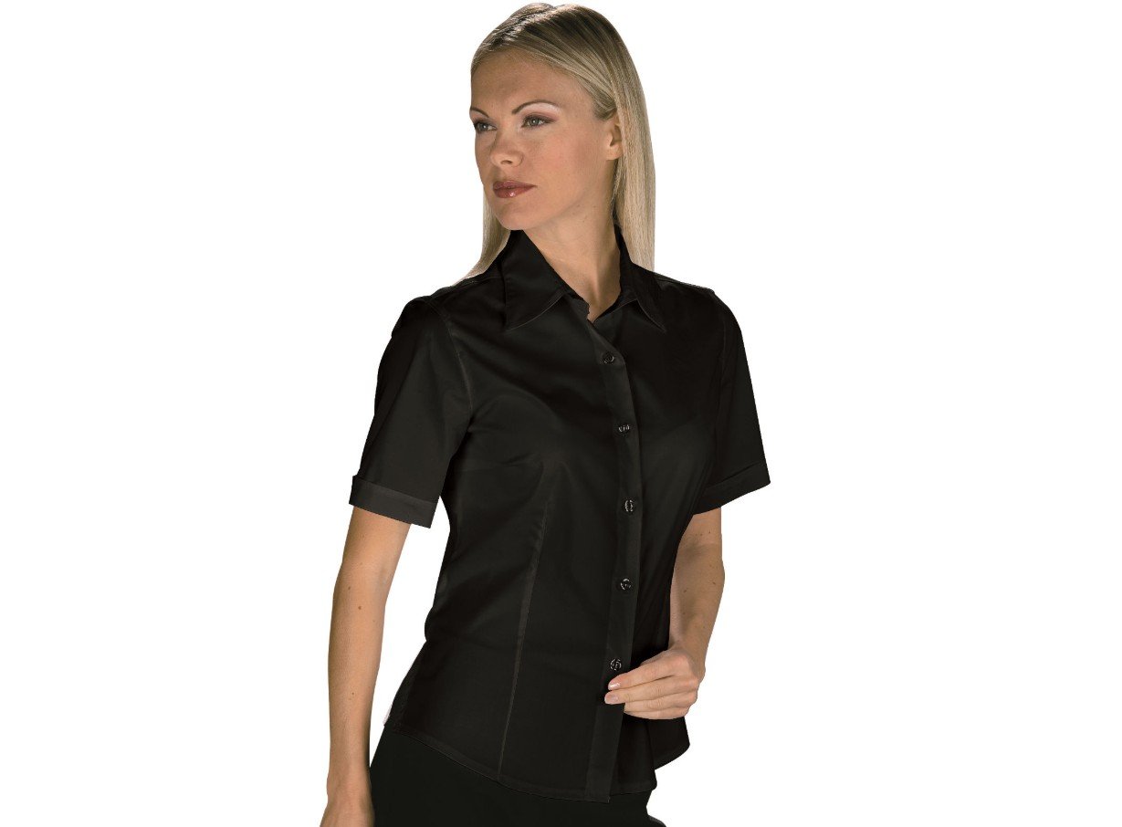 CAMICETTA KYOTO M/M NERO 65% POLYESTER 35% COTTON