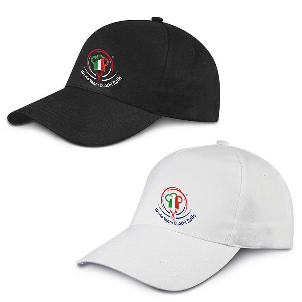 Baseball cap - nero / bianco